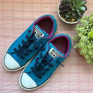Converse Blue and Purple‎ Sneakers Classic Canvas Style
